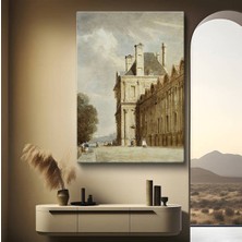 Limitless Design Anonim Tarihi Saray Mimari Cephesi Kanvas Tablo Sanat Tablosu Klasik Ressam Tablosu