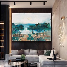 Limitless Design Joaquín Sorolla Akdeniz Kıyısı Peyzaj Resmi Kanvas Tablo Sanat Tablosu Klasik Ressam Tablosu