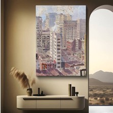 Limitless Design Edward Hopper Modern Şehir Manzarası Kanvas Tablo Sanat Tablosu Klasik Ressam Tablosu