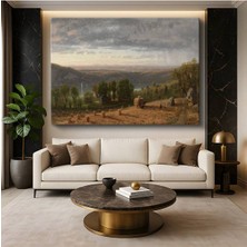 Limitless Design Jasper Francis Cropsey Sonbahar Vadisi Doğa Manzarası Kanvas Tablo Klasik Ressam Tablosu