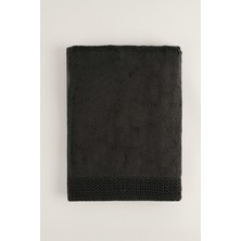 Cadeluz Soria Pima Pamuk Antrasit Yüz Havlusu