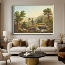 Limitless Design Jacob Philipp Hackert Doğa Peyzaj Manzarası Kanvas Tablo Sanat Tablosu Klasik Ressam Tablosu