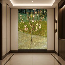 Limitless Design Vincent Van Gogh Çiçek Açan Badem Ağacı Kanvas Tablo Sanat Tablosu Klasik Ressam Tablosu