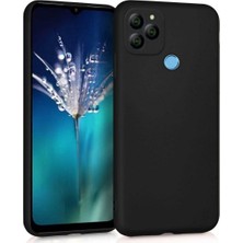 HANPORIUM General Mobile GM22 Uyumlu Silikon Kılıf - Pastel Renk Tonu Kamera Korumalı Esnek Kapak - Siyah