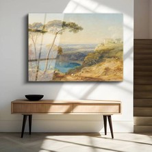 Limitless Design J.m.w. Turner Italyan Kıyıları Deniz Manzarası Cam Tablo Dijital Baskı Duvar Tablosu Dekor Tablo
