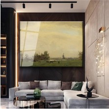 Limitless Design Willem Roelofs Hollanda Kırsal Peyzaj Manzarası Cam Tablo Dijital Baskı Duvar Tablosu Dekor Tablo