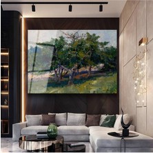 Limitless Design Edward Mitchell Bannister Ağaçlık Alan Doğa Manzarası Cam Tablo Dijital Baskı Duvar Tablosu