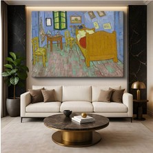 Limitless Design Vincent Van Gogh Arles Yatak Odası Iç Mekan Resmi Kanvas Tablo Klasik Ressam Tablosu