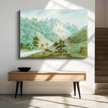 Limitless Design John Constable Dağ Vadisi Doğa Manzarası Kanvas Tablo Sanat Tablosu Klasik Ressam Tablosu