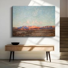 Limitless Design Thomas Moran Kızıl Kanyon Doğa Manzarası Kanvas Tablo Sanat Tablosu Klasik Ressam Tablosu