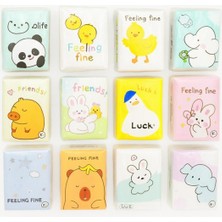 Seram Collection Sevimli Figürlü Mini Kuru Peçete Paketli Çanta Okul Seyahat Için Peçete(3 Katlı)