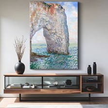 Limitless Design Claude Monet Étretat Kaya Kemeri Deniz Manzarası Kanvas Tablo Sanat Tablosu Klasik Ressam Tablosu