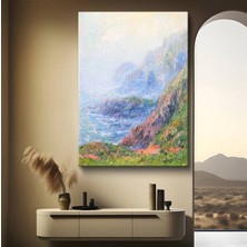 Limitless Design Claude Monet Sisli Kıyı Deniz Manzarası Kanvas Tablo Sanat Tablosu Klasik Ressam Tablosu