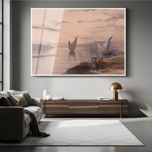 Limitless Design David Roberts Nil Nehri Afrika Manzarası Cam Tablo Dijital Baskı Duvar Tablosu Dekor Tablo