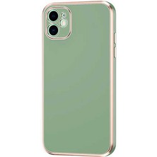 Subutu iPhone 12 Kılıf Sbt Bark Kapak-Açık Yeşil