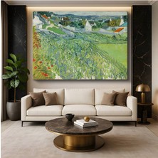 Limitless Design Vincent Van Gogh Auvers Evler Köy Mimarisi Kanvas Tablo Sanat Tablosu Klasik Ressam Tablosu
