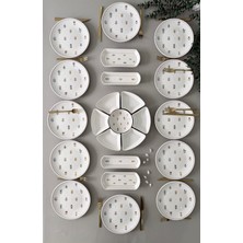 Hooly Home Pastel Bahçe Model 12 Kişilik 23 Parça Kahvaltı Takımı