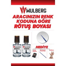 Wulberg Rötuş Boyası | Oto Boya | Araca Özel Boya Koduna Göre Oto Rötuş Boyası | 10 ml + Vernik
