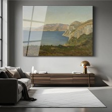 Limitless Design William Turner Akdeniz Kıyıları Deniz Manzarası Cam Tablo Dijital Baskı Duvar Tablosu Dekor Tablo