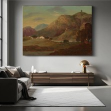 Limitless Design John Constable Dağlık Peyzaj Manzarası Kanvas Tablo Sanat Tablosu Klasik Ressam Tablosu
