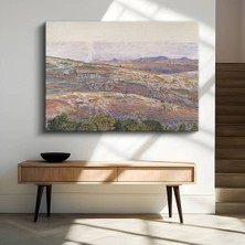 Limitless Design William Holman Hunt Tepe Vadi Doğa Manzarası Kanvas Tablo Sanat Tablosu Klasik Ressam Tablosu