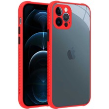Subutu iPhone 12 Pro Uyumlu ​​sbt Kaff Kapak-Kırmızı
