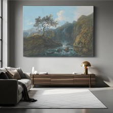 Limitless Design Joseph Mallord William Turner Şelale Doğa Manzarası Kanvas Tablo Klasik Ressam Tablosu