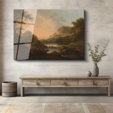 Limitless Design Richard Wilson Akşam Günbatımı Manzarası Cam Tablo Dijital Baskı Duvar Tablosu Dekor Tablo