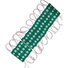 Powerr Led Aydınlatma 200 Adet 12 Volt 1.2 Watt 3 Lensli Yeşil LED Modül IP65 1 Paket