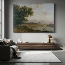 Limitless Design Richard Parkes Bonington Seine Nehri Peyzaj Manzarası Kanvas Tablo Klasik Ressam Tablosu