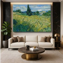 Limitless Design Vincent Van Gogh Buğday Tarlası Servi Kırsal Manzara Kanvas Tablo Klasik Ressam Tablosu