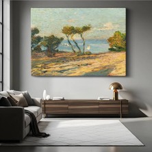 Limitless Design Claude Monet Akdeniz Kıyısı Deniz Manzarası Kanvas Tablo Sanat Tablosu Klasik Ressam Tablosu