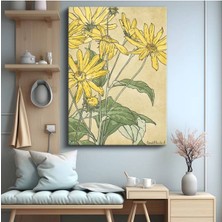 Limitless Design Hannah B. Overbeek Sarı Papatya Çiçekleri Kanvas Tablo Sanat Tablosu Klasik Ressam Tablosu