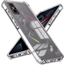 HANPORIUM Infinix Gt 30 Pro Uyumlu Silikon Kılıf - Darbe Emici Kamera Korumalı Esnek Kapak - Şeffaf