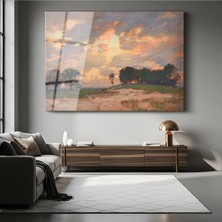 Limitless Design Charles Courtney Curran Günbatımı Doğa Manzarası Cam Tablo Dijital Baskı Duvar Tablosu Dekor Tablo