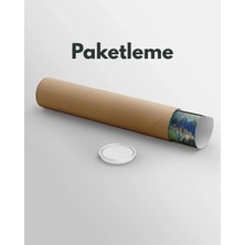 Fuart.Co Suluboya Dönme Dolap Dijital Baskı Çocuk Odası Posteri (Çerçevesiz) COFU