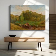 Limitless Design George Inness Sonbahar Renkleri Doğa Manzarası Kanvas Tablo Sanat Tablosu Klasik Ressam Tablosu