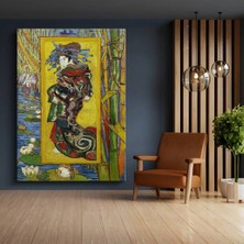 Limitless Design Vincent Van Gogh Courtesan Oiran Kadın Portresi Kanvas Tablo Sanat Tablosu Klasik Ressam Tablosu