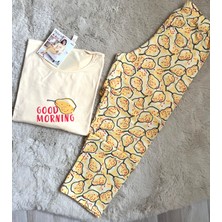 Pijamoni Milan Önü Baskılı Pijama Takımı