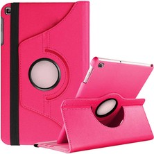 Subutu Galaxy Tab A 10.1 (2019) T510  Uyumlu Sbt Dönebilen Standlı Kılıf-Pembe