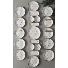 Hooly Home Pastel Bahçe 12 Kişilik 21 Parça Kahvaltı Takımı
