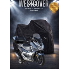 WestCover Siyah Honda Forza 250 Topcase Uyumlu Motor Çadırı,motosiklet Brandası