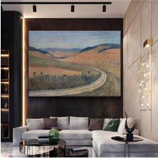 Limitless Design Hans Heysen Kırsal Yol Doğa Manzarası Kanvas Tablo Sanat Tablosu Klasik Ressam Tablosu