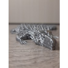 🐉 3D Baskı Eklemli Büyük Ejderha Figürü – 35 cm Hareketli Dekor & Oyuncak
