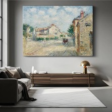 Limitless Design Gustave Loiseau Fransız Köyü Kırsal Manzarası Kanvas Tablo Sanat Tablosu Klasik Ressam Tablosu