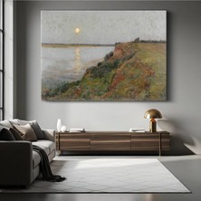 Limitless Design Lionel Constable Ay Işığı Sahil Manzarası Kanvas Tablo Sanat Tablosu Klasik Ressam Tablosu