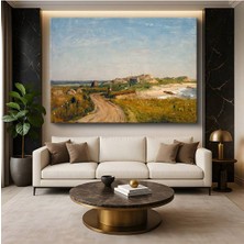 Limitless Design William Trost Richards Coastal Path Kıyı Yolu Doğa Manzarası Kanvas Tablo Klasik Ressam Tablosu