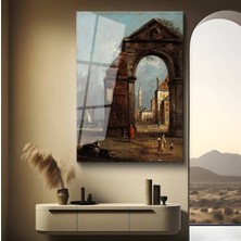 Limitless Design Francesco Guardi Venedik Kemeri Mimari Cam Tablo Dijital Baskı Duvar Tablosu Dekor Tablo