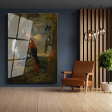 Limitless Design Jakob Bogdani Egzotik Kuşlar Doğa Hd Baskı Duvarı Cam Tablo Hd Baskı Tablo