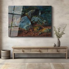 Limitless Design John Everett Millais Orman Taşları Doğa Manzarası Cam Tablo Dijital Baskı Duvar Tablosu Dekor Tablo